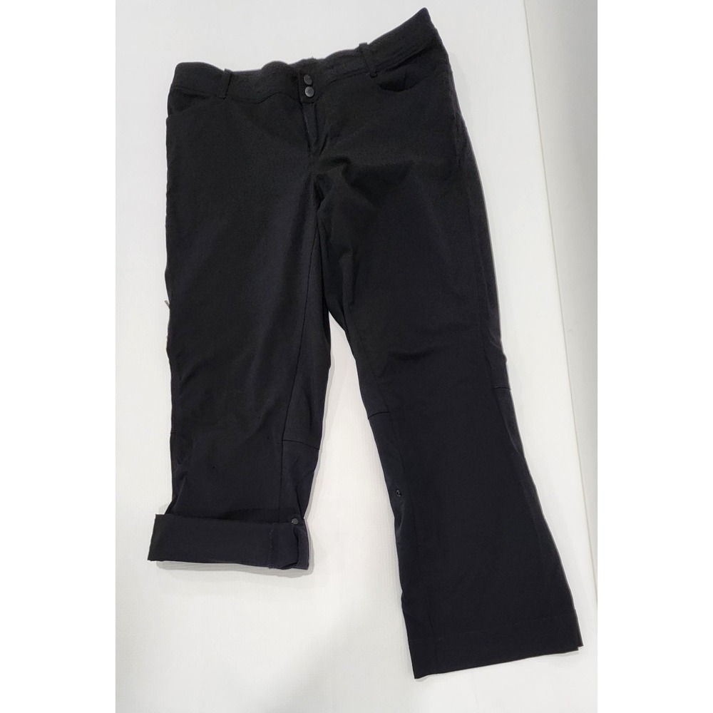 The North Face Aphrodite2.0 Pants  Cuffed Capri Black Womens Sz14 Hiking Outdoor